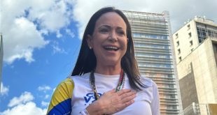 La líder opositora María Corina Machado es detenida en Caracas