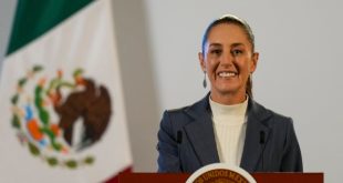 La presidenta mexicana Claudia Sheinbaum reacciona a la propuesta de Donald Trump sobre el Golfo de Méxicano