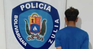 Arrested man for sexually abusing his younger sister in Zulia state