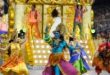 Bailarines de la escuela de samba Colorado do Bras actúan durante un desfile de carnaval en Sao Paulo, el viernes 28 de febrero de 2025. (Foto AP/Andre Penner).