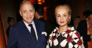 Reinaldo Herrera, husband of the Venezuelan designer Carolina Herrera, died