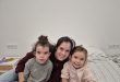 Georgina, along with her two daughters, Mireia and Claudia.