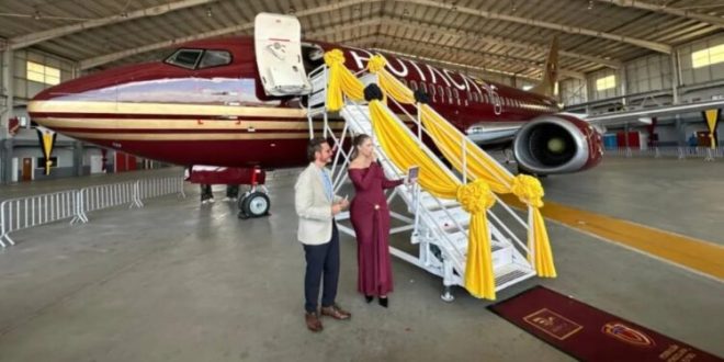 Vinotinto premieres its new official plane for the qualifiers