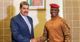 Maduro and president of Burkina Faso undertake to promote bilateral agenda in meeting in Russia